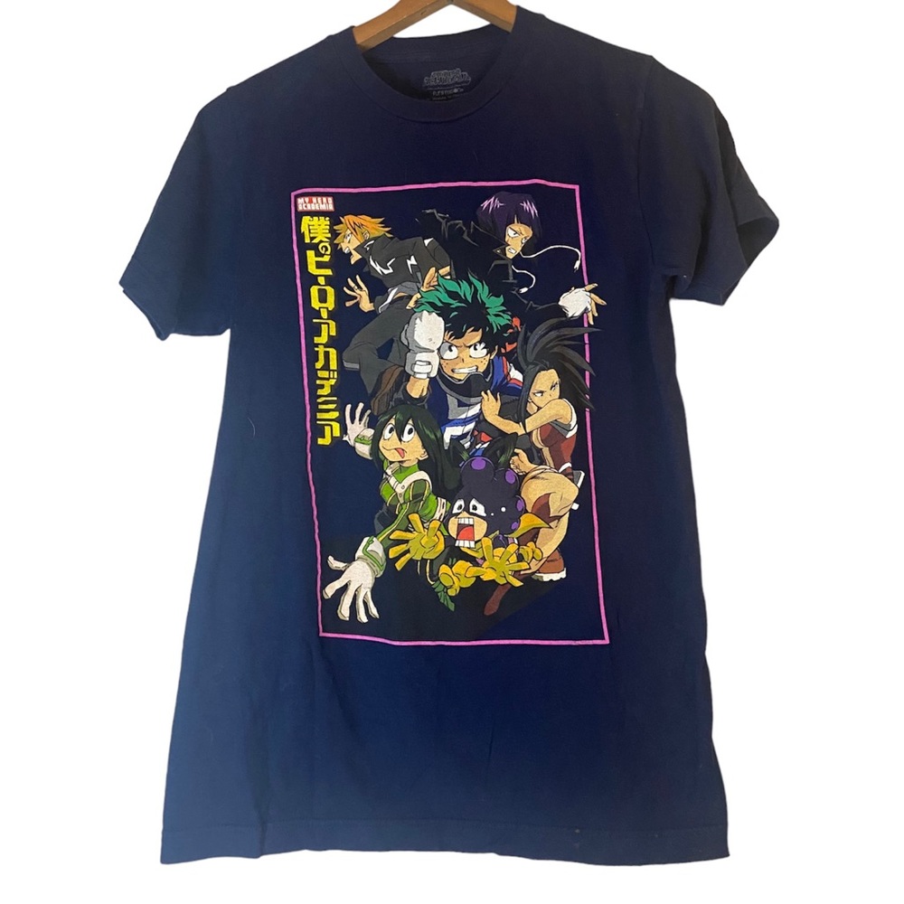 My Hero Academia Men ’s crew neck short sleeve graphic tshirt small 34 36